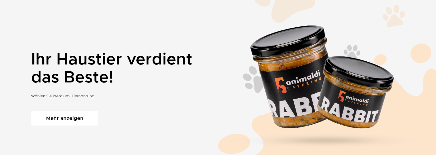 Animaldi Hunde- und Katzenfutter - mit hochwertigem Fleisch
